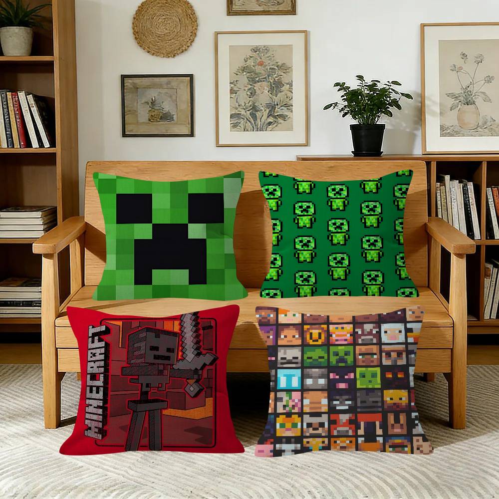 Home Textiles Logo - Classic Sandbox logo game Pillowcase toon