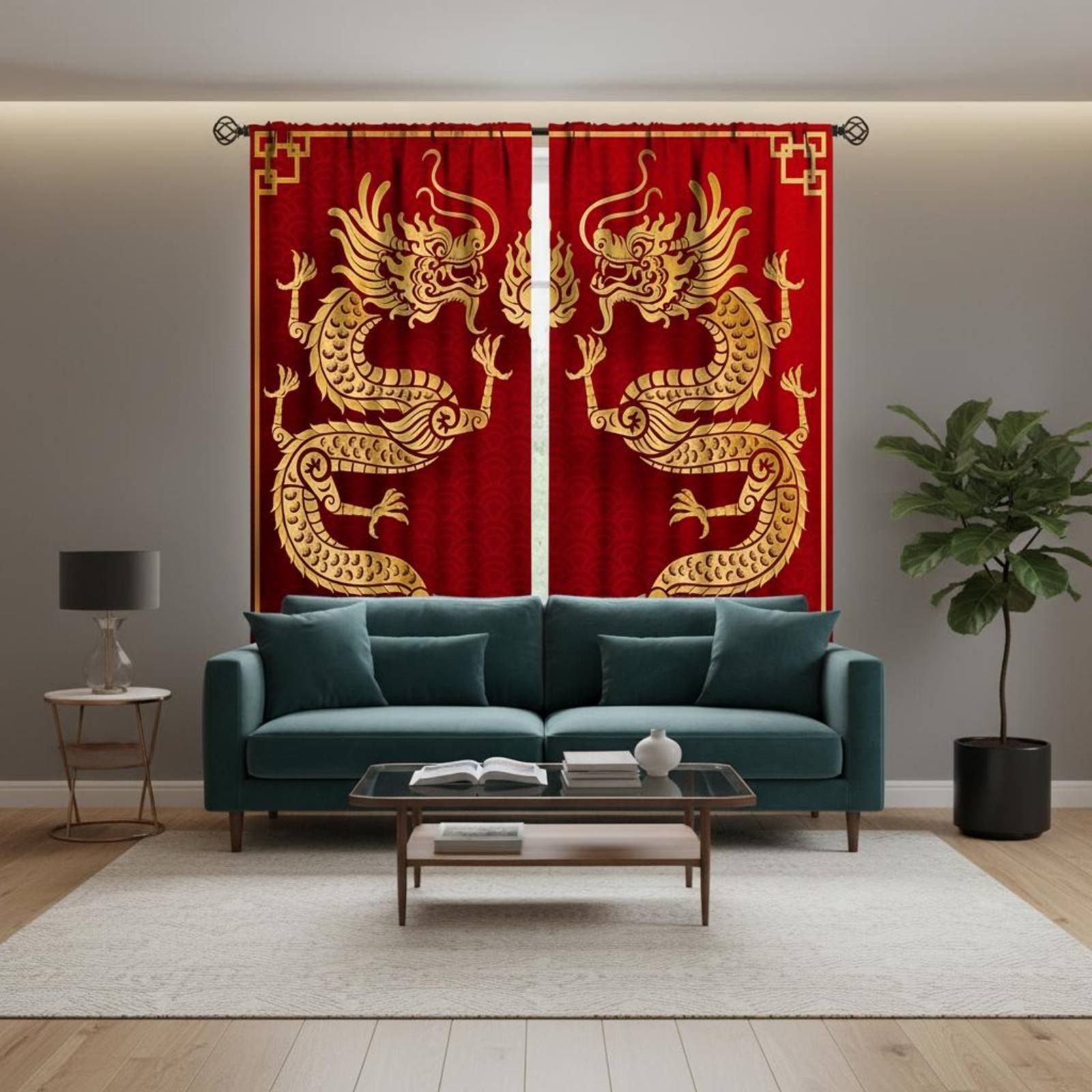 Home Textiles & Decorations - Eyelet Curtain Panel Pair Light Filtering