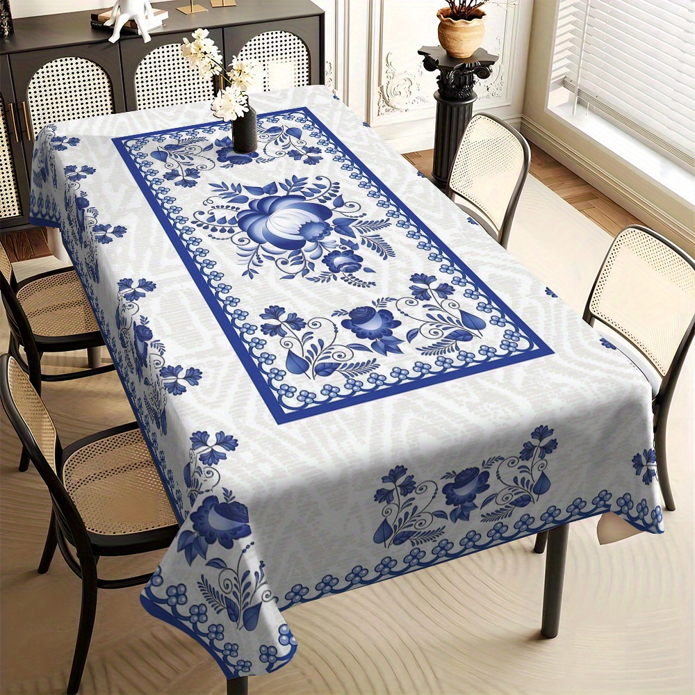 Home Textiles & Decorations - Country Style Square Tablecloth for Kitchen,