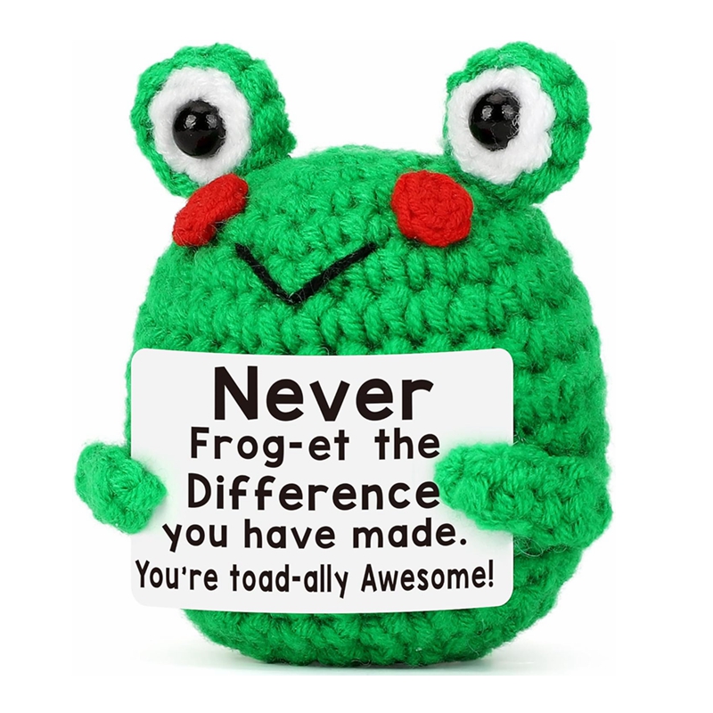 Funny Crochet Frog Figurines E - Home And Textiles Today recensione e prezzo