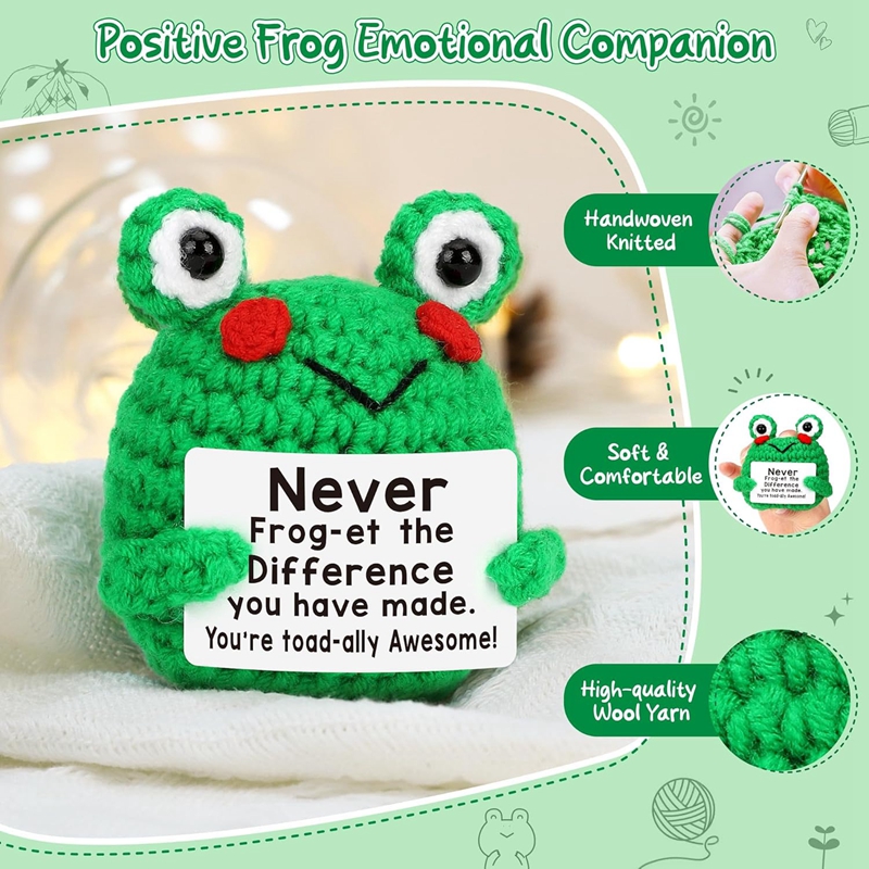 Funny Crochet Frog Figurines E - Home And Textiles Today recensione e prezzo