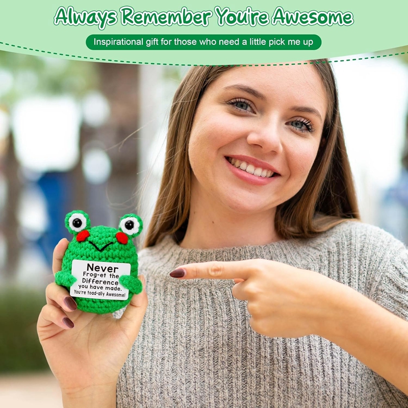 Funny Crochet Frog Figurines E - Home And Textiles Today recensione e prezzo