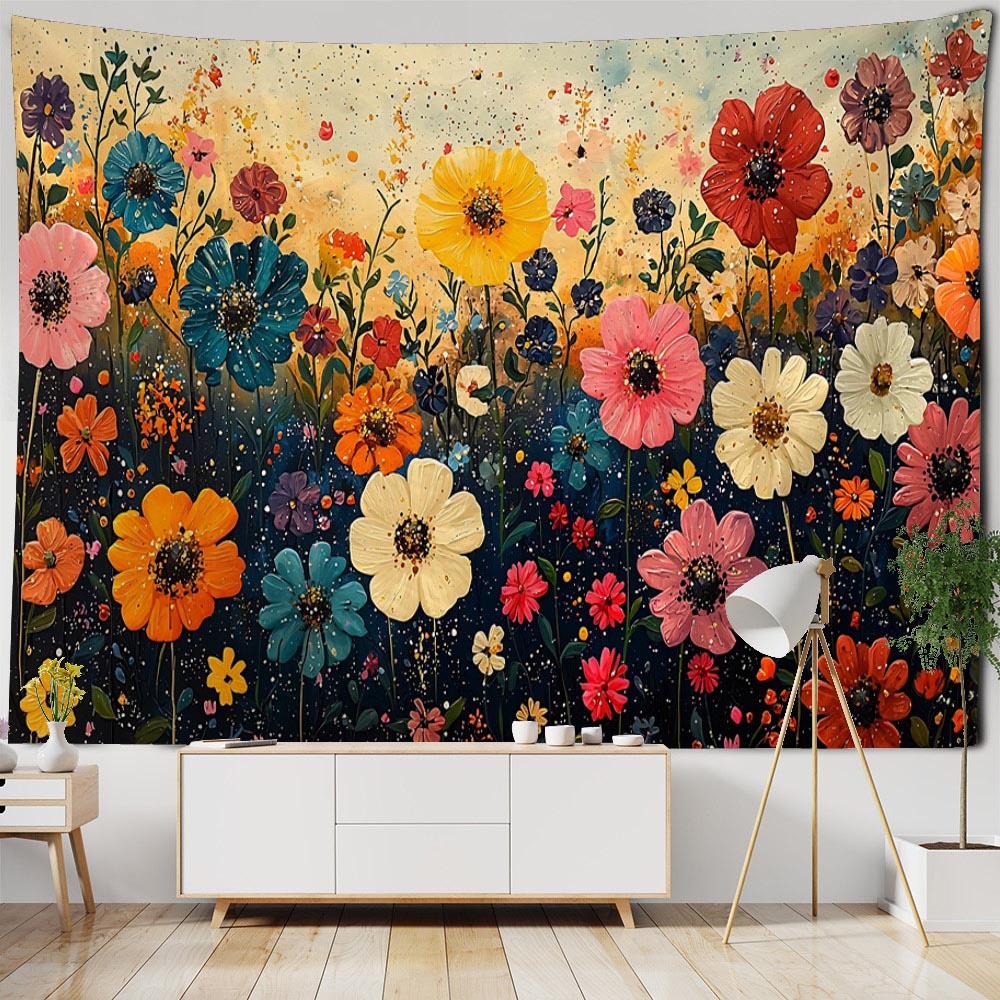 Flowers, oil paintings, tapest - Linum Home Textiles recensione e prezzo