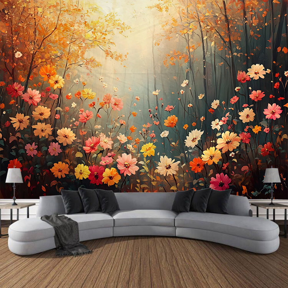 Flowers, oil paintings, tapest - Linum Home Textiles recensione e prezzo