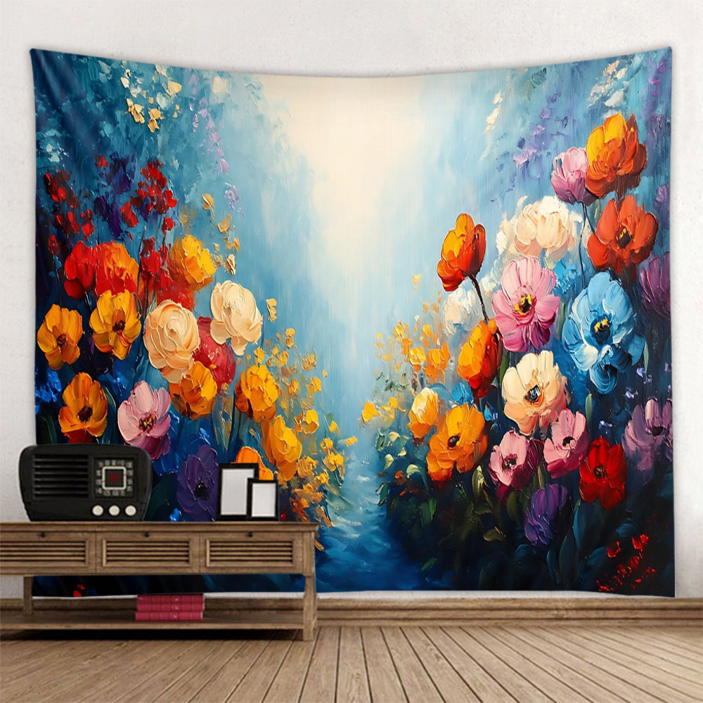 Flowers, oil paintings, tapest - Linum Home Textiles recensione e prezzo