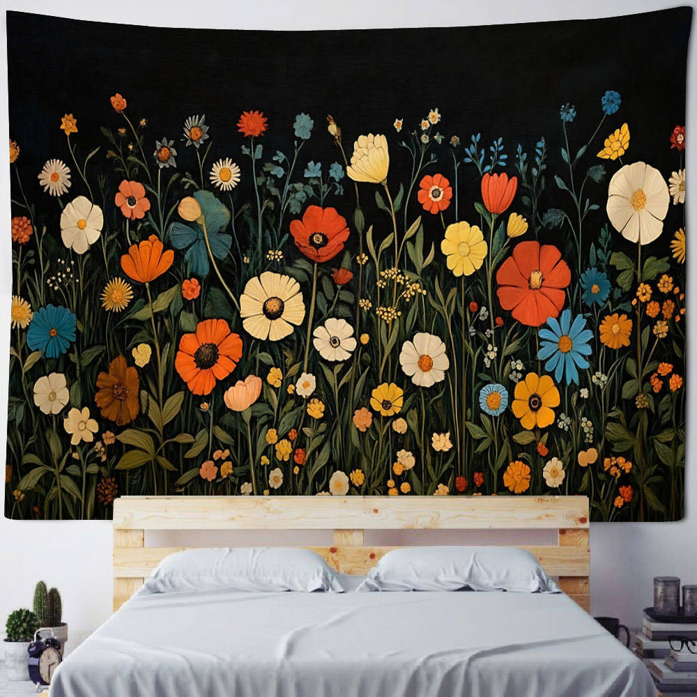 Flowers, oil paintings, tapest - Linum Home Textiles recensione e prezzo