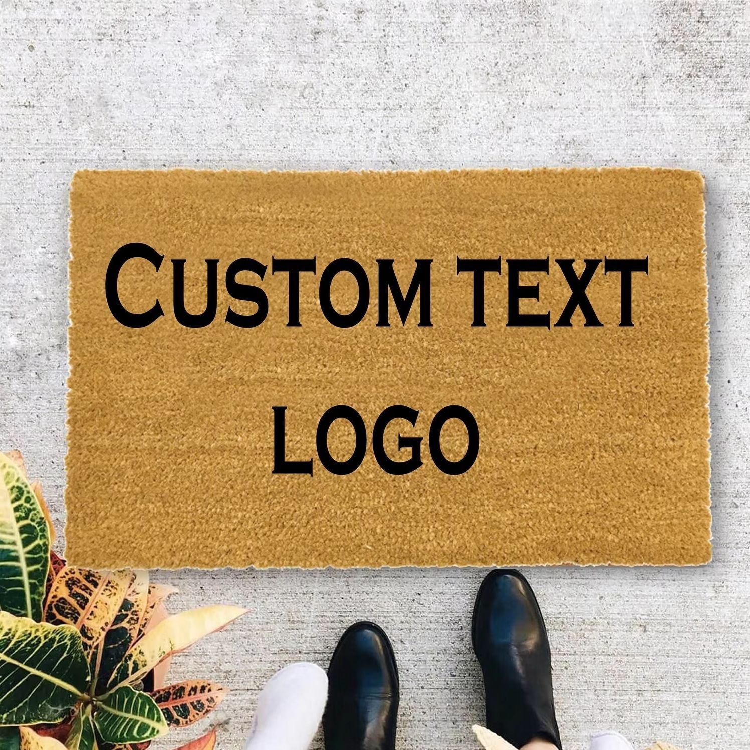 Custom Text Logo Doormat Fashi - Home Textiles Logo recensione e prezzo