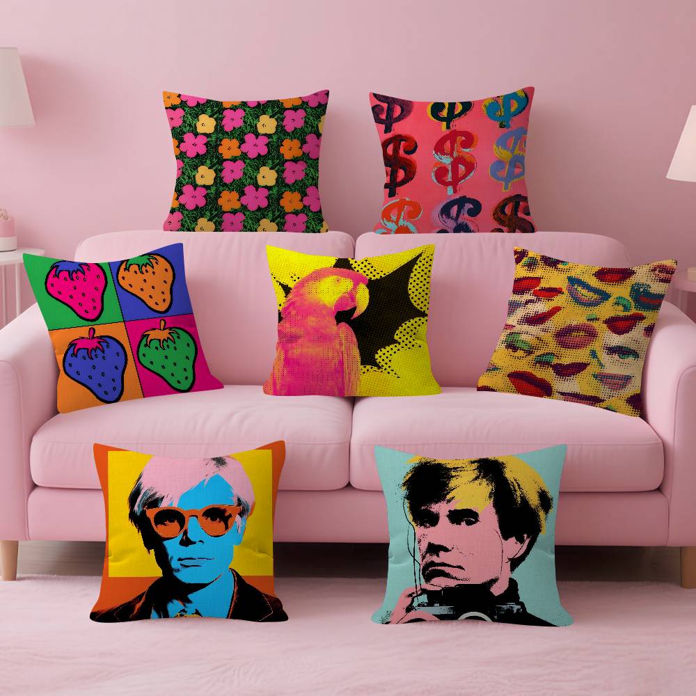 A-Andy W-Warhol Art  Cushion C - Home Art Textiles recensione e prezzo