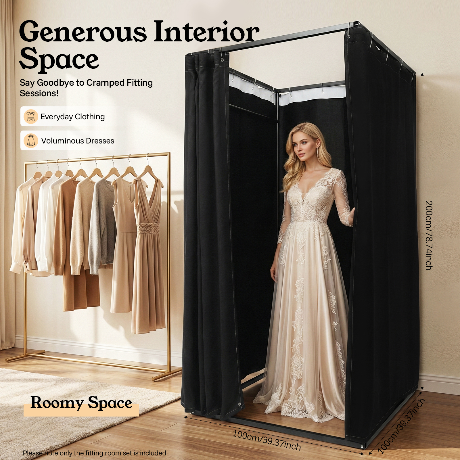 Portable Clothing Store Fittin - Linum Home Textiles recensione e prezzo