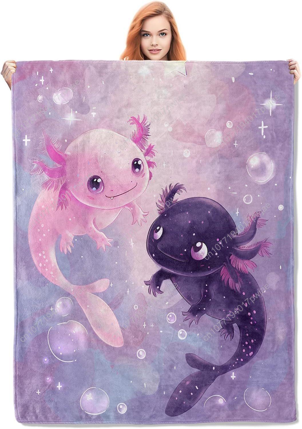 Axolotl Blanket Cute Axolotls  - Home Textiles & Decorations recensione e prezzo