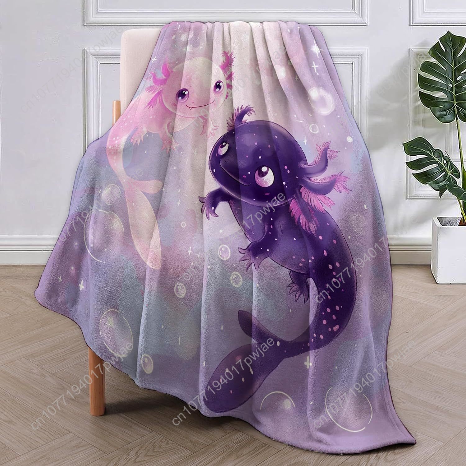 Axolotl Blanket Cute Axolotls  - Home Textiles & Decorations recensione e prezzo