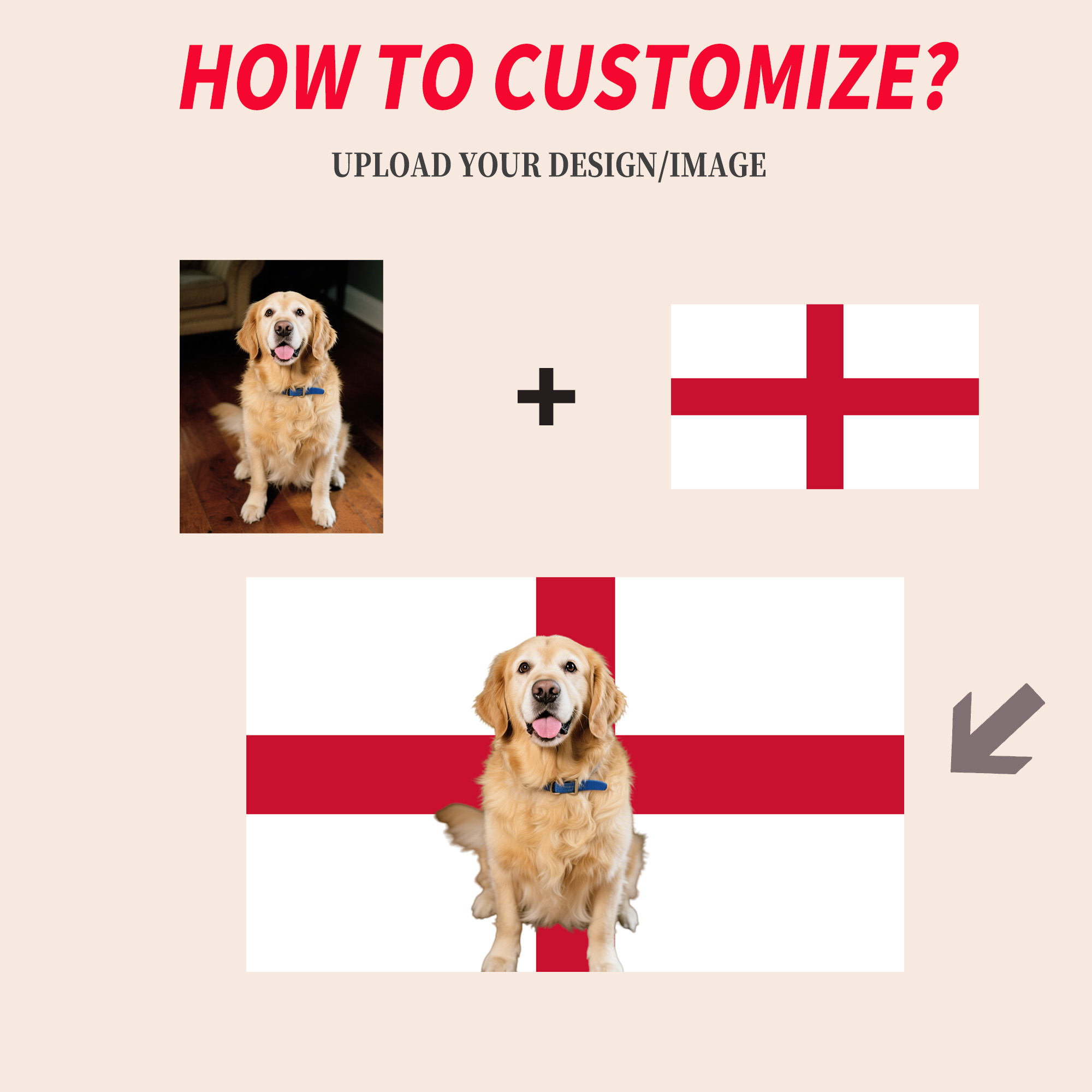 1pc 2D FLAT Personalize Englan - Home Textiles & Decorations recensione e prezzo