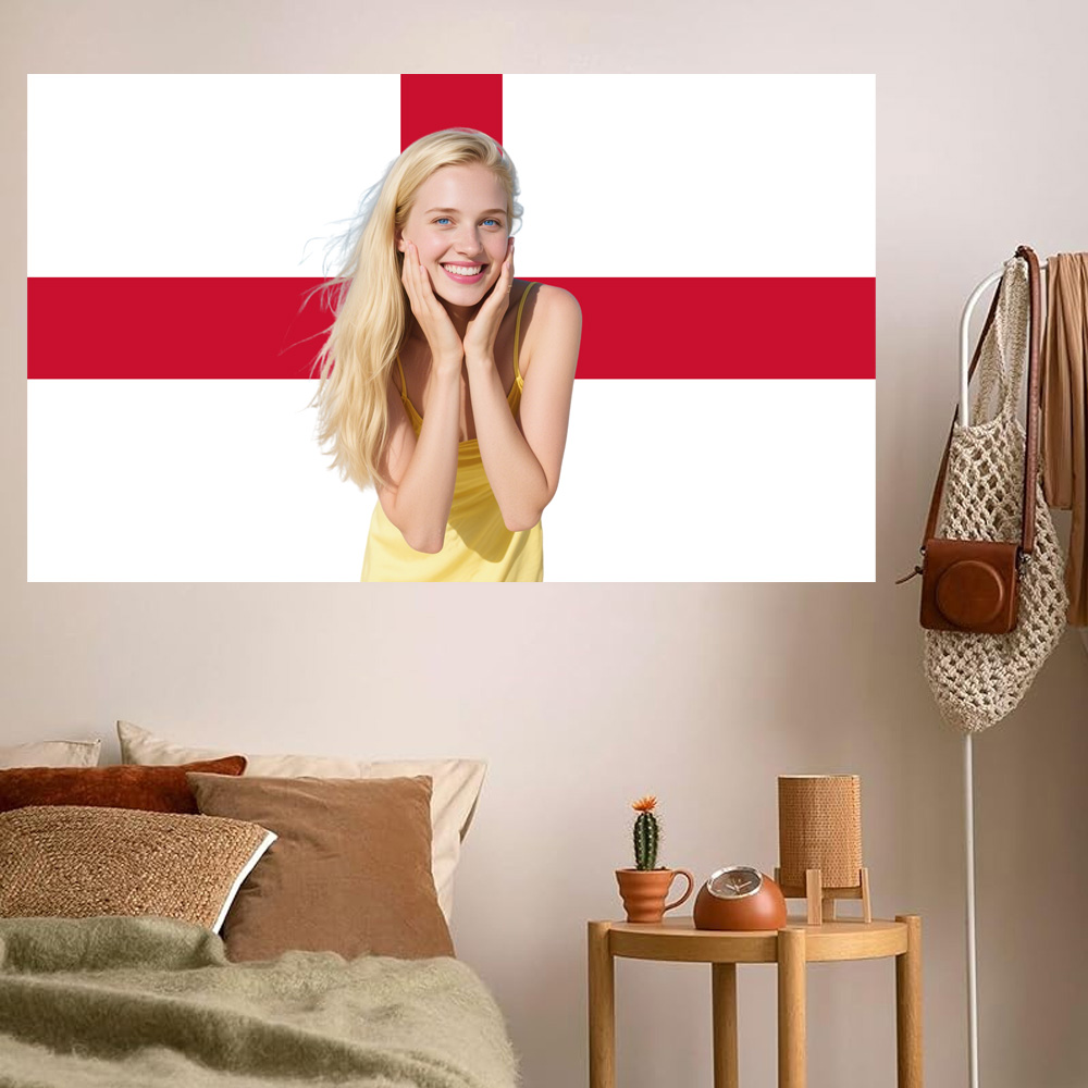 1pc 2D FLAT Personalize Englan - Home Textiles & Decorations recensione e prezzo