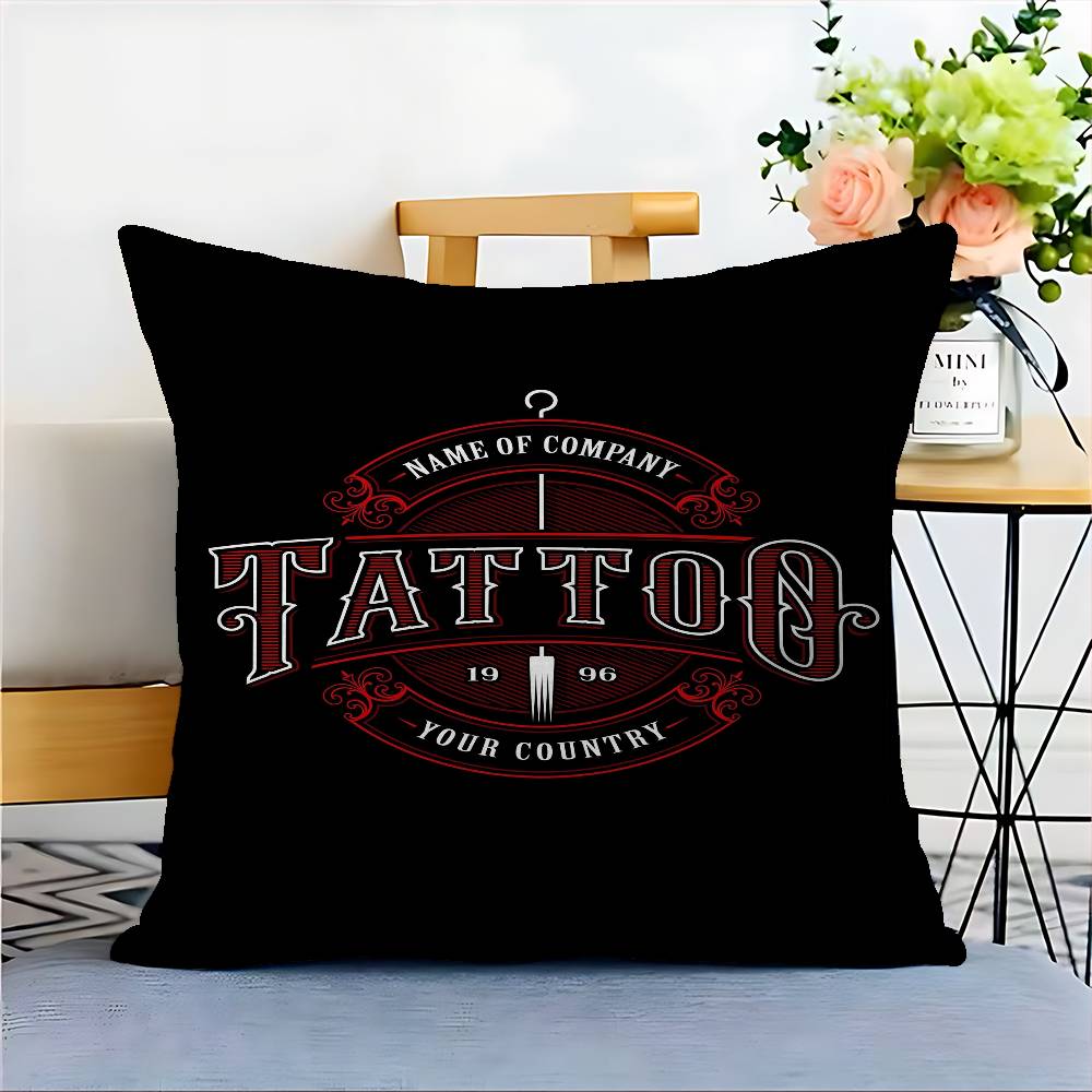 Tattoo Shop Logo Cushion Cover - Home Textiles Logo recensione e prezzo