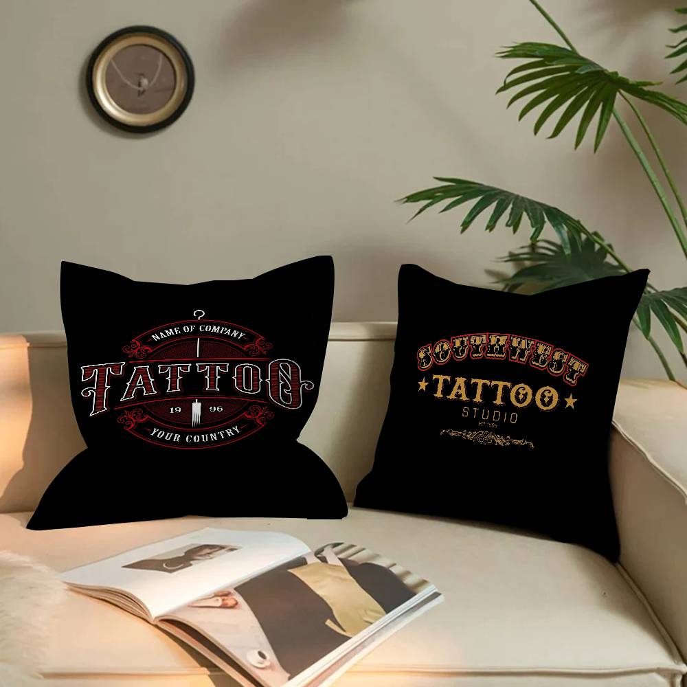 Tattoo Shop Logo Cushion Cover - Home Textiles Logo recensione e prezzo