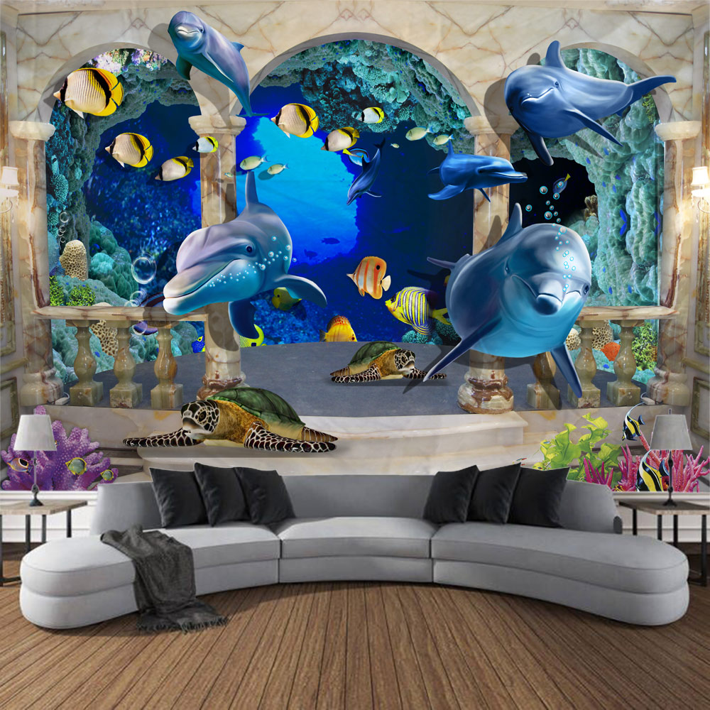 Undersea print tapestry psyche - Linum Home Textiles recensione e prezzo