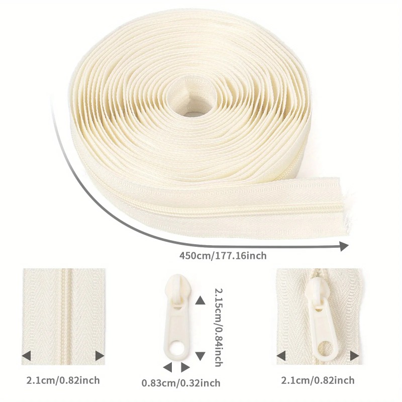 1 group = 4.5m zipper + 10 pla - Home Textiles Group recensione e prezzo