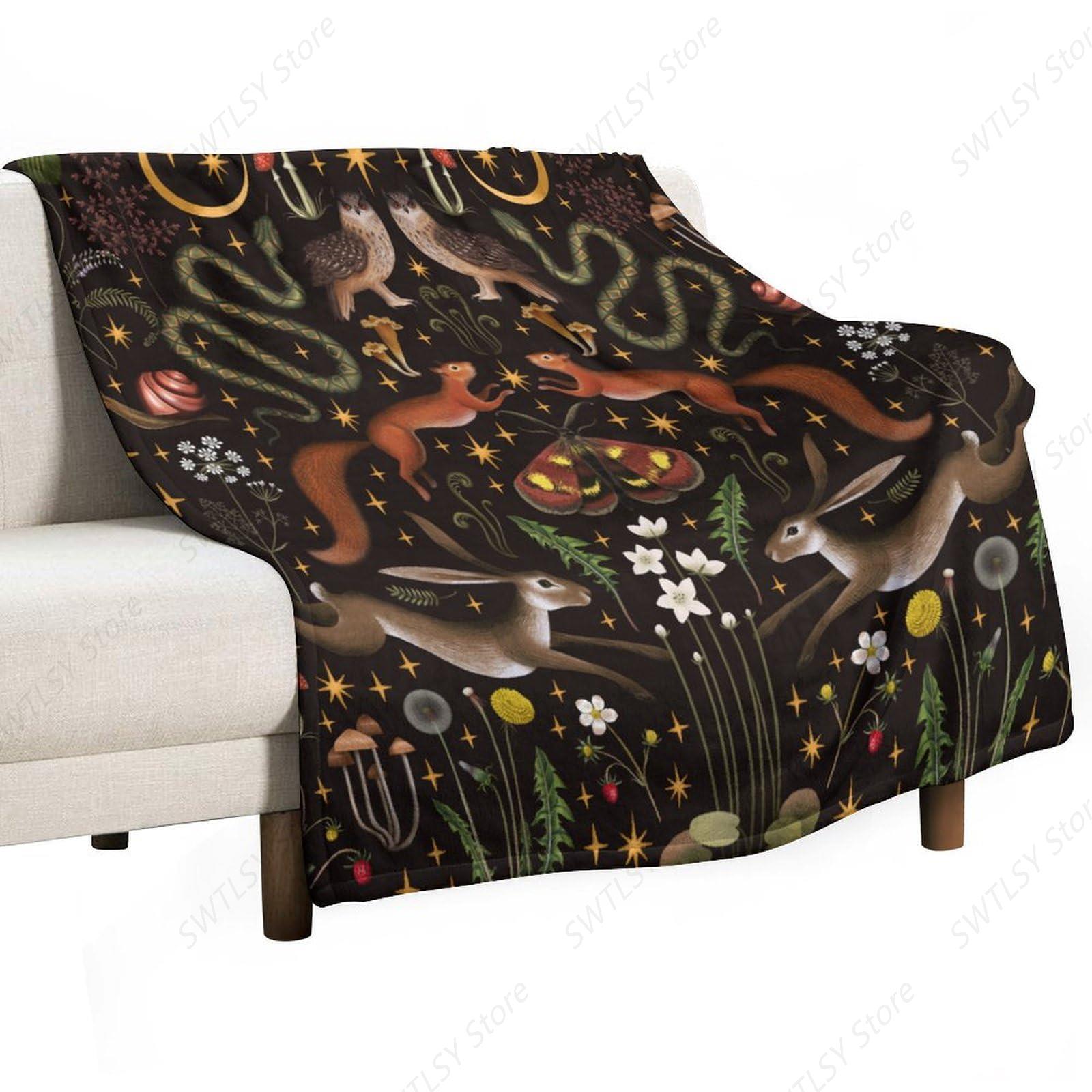 Rustic Forest Throw Blanket, F - Home Landing Textiles recensione e prezzo