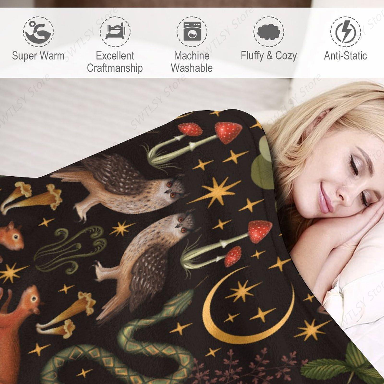 Rustic Forest Throw Blanket, F - Home Landing Textiles recensione e prezzo
