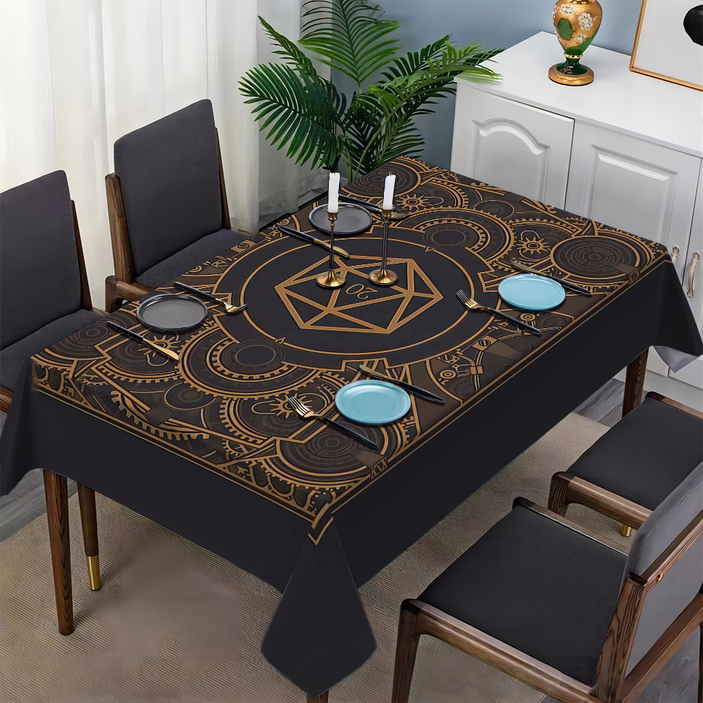 Steampunk Black Golden Gear Pa - Home Textiles & Decorations recensione e prezzo