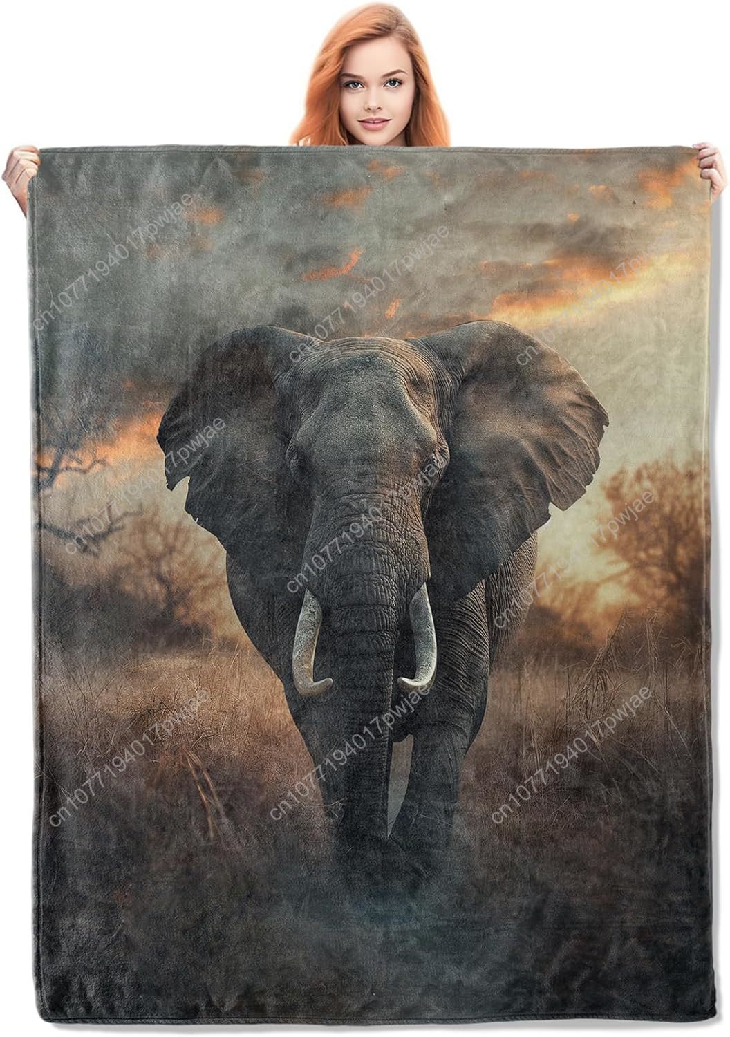 Elephant Fleece Blanket, Reali - Home Textiles & Decorations recensione e prezzo