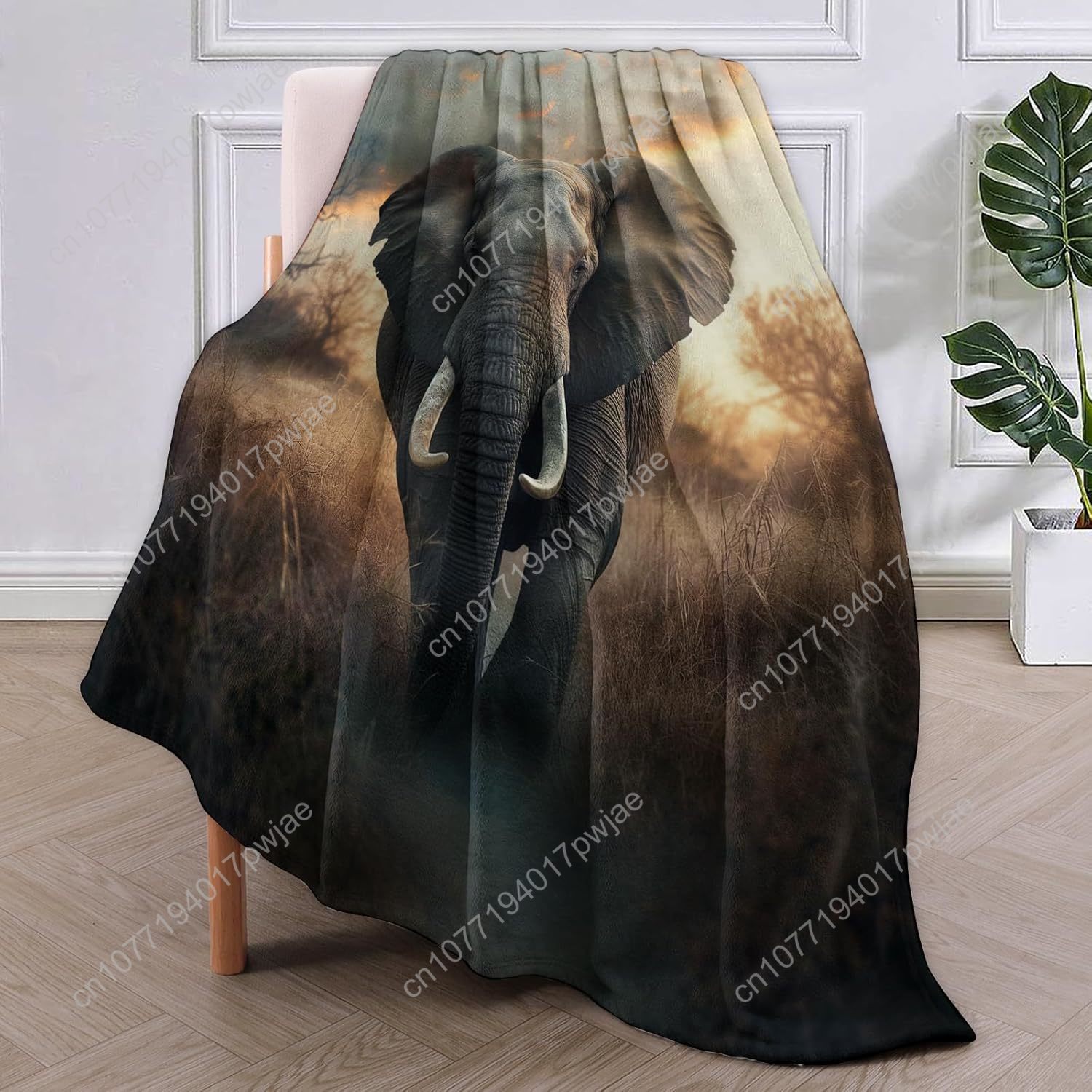 Elephant Fleece Blanket, Reali - Home Textiles & Decorations recensione e prezzo