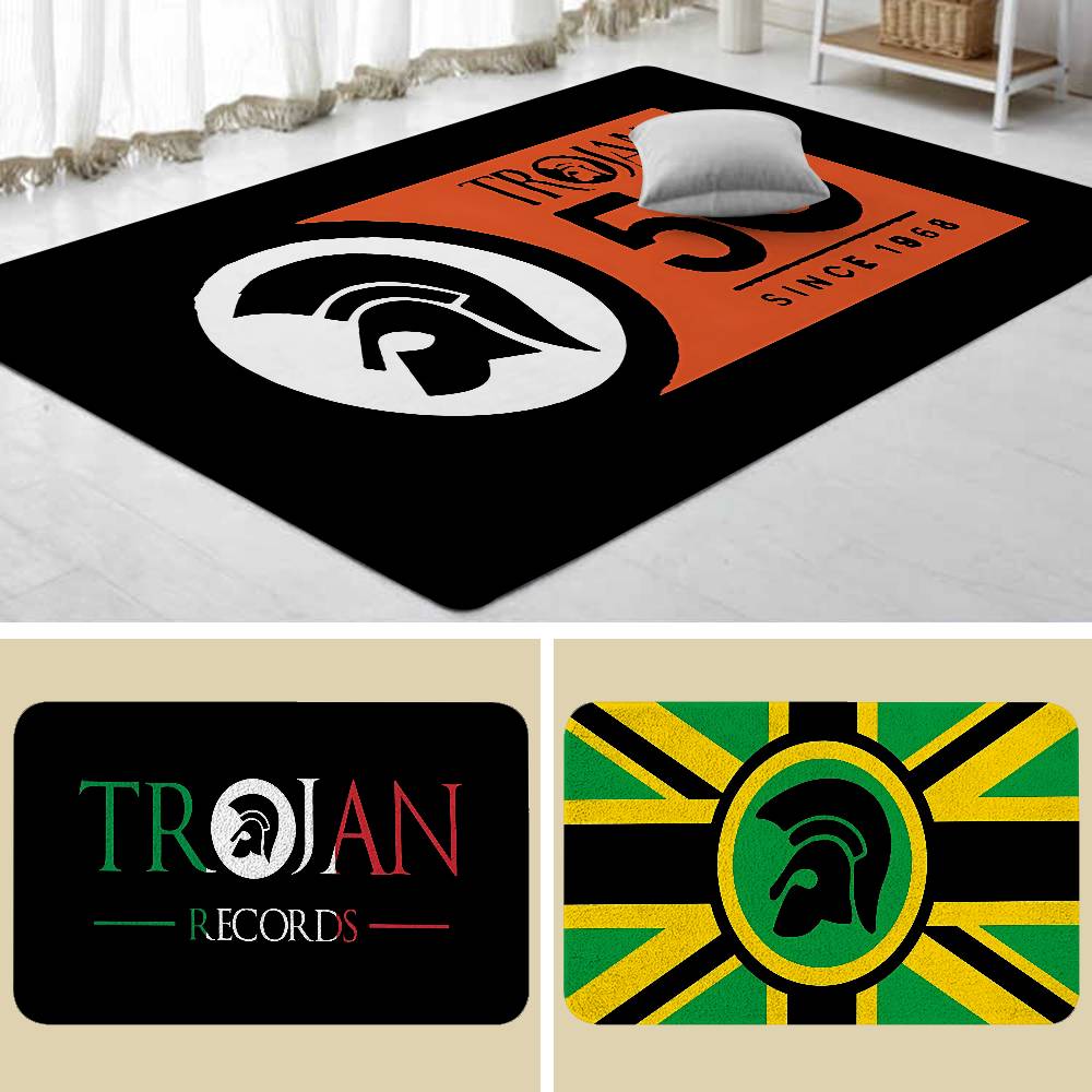 Trojans-Records-logo Floor Mat - Home Textiles Logo recensione e prezzo