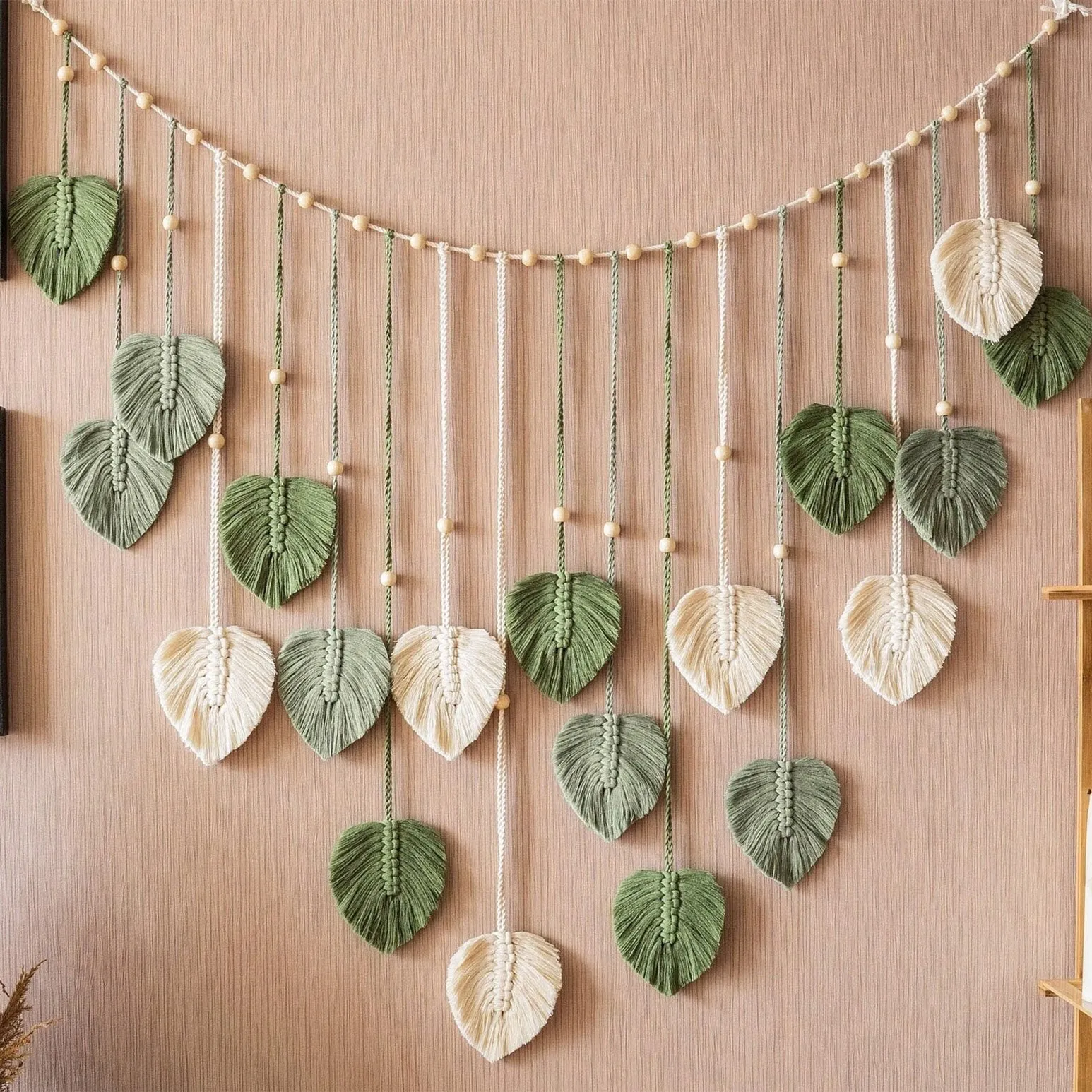 1 Pc Green Leaves Garland, Mac - Home Art Textiles recensione e prezzo