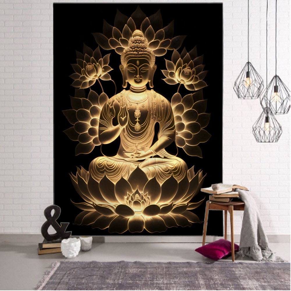 Indian Buddha statue tapestry  - Linum Home Textiles recensione e prezzo