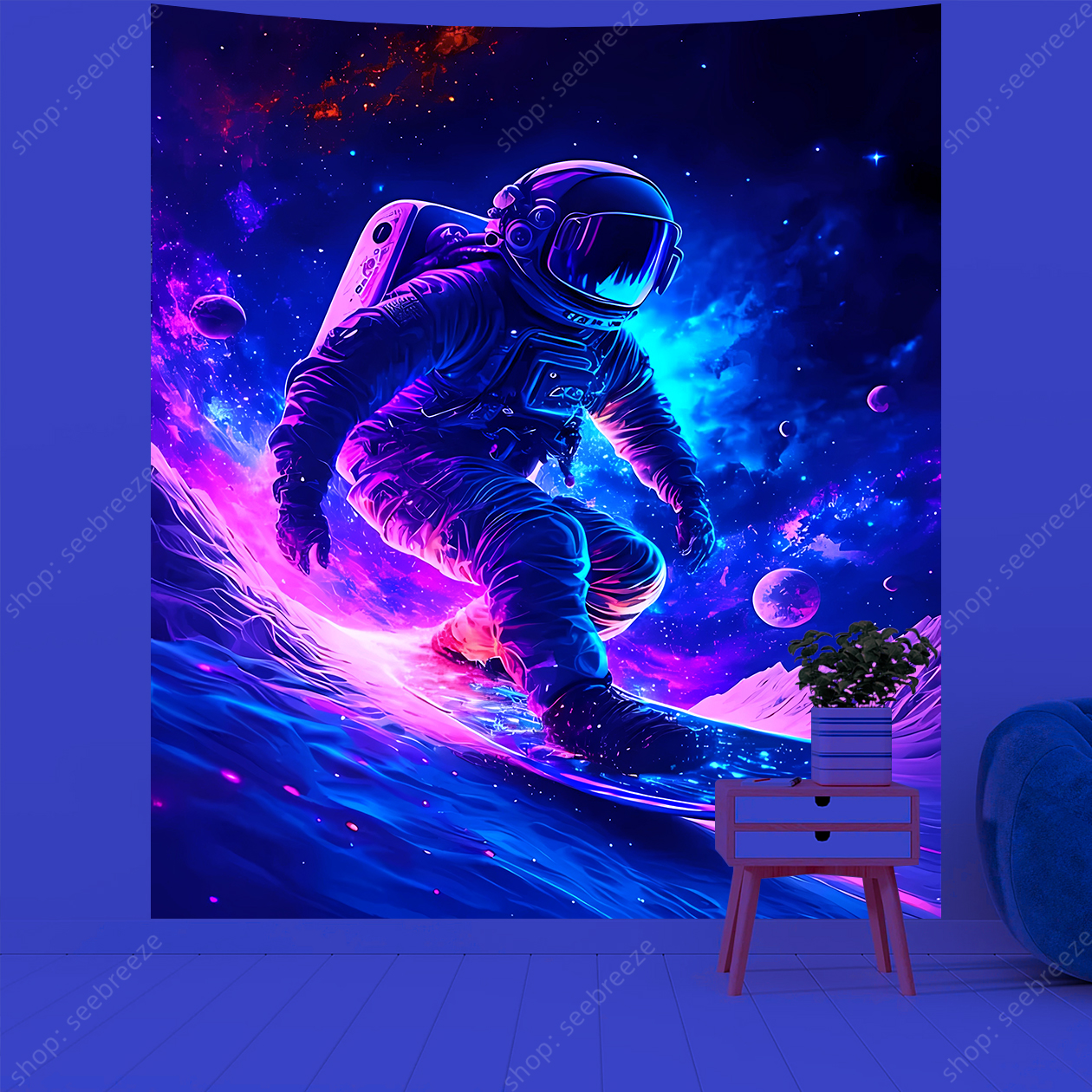 Astronaut Funny Tapestry Galax - Linum Home Textiles recensione e prezzo