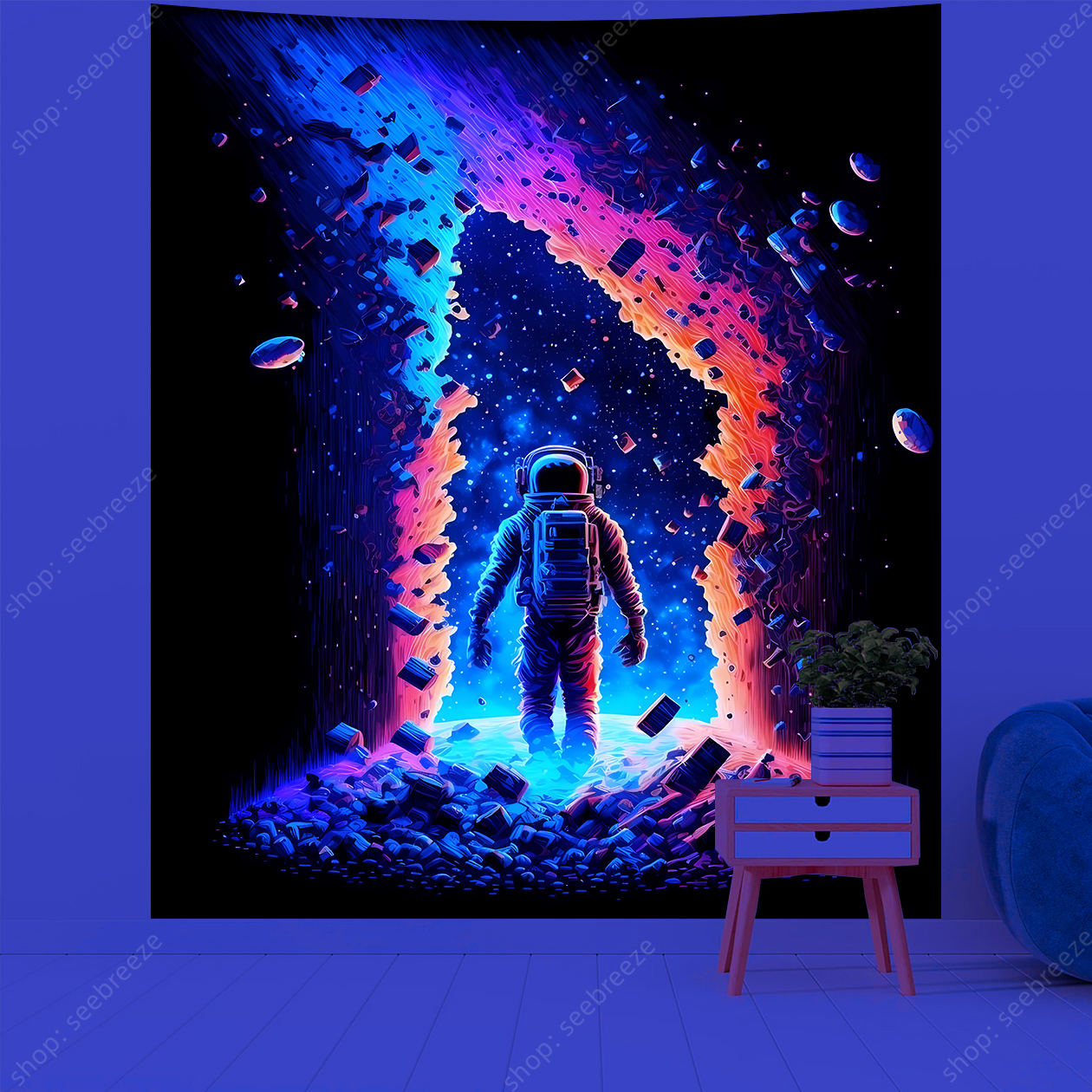 Astronaut Funny Tapestry Galax - Linum Home Textiles recensione e prezzo