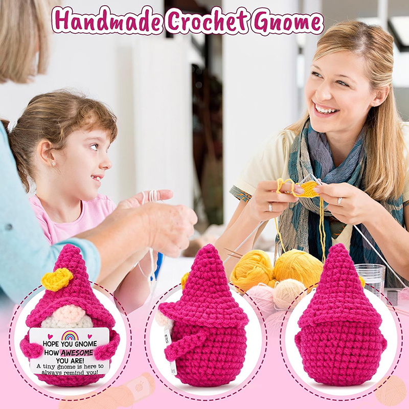 Positive Energy Crochet Gnome  - Home And Textiles Today recensione e prezzo