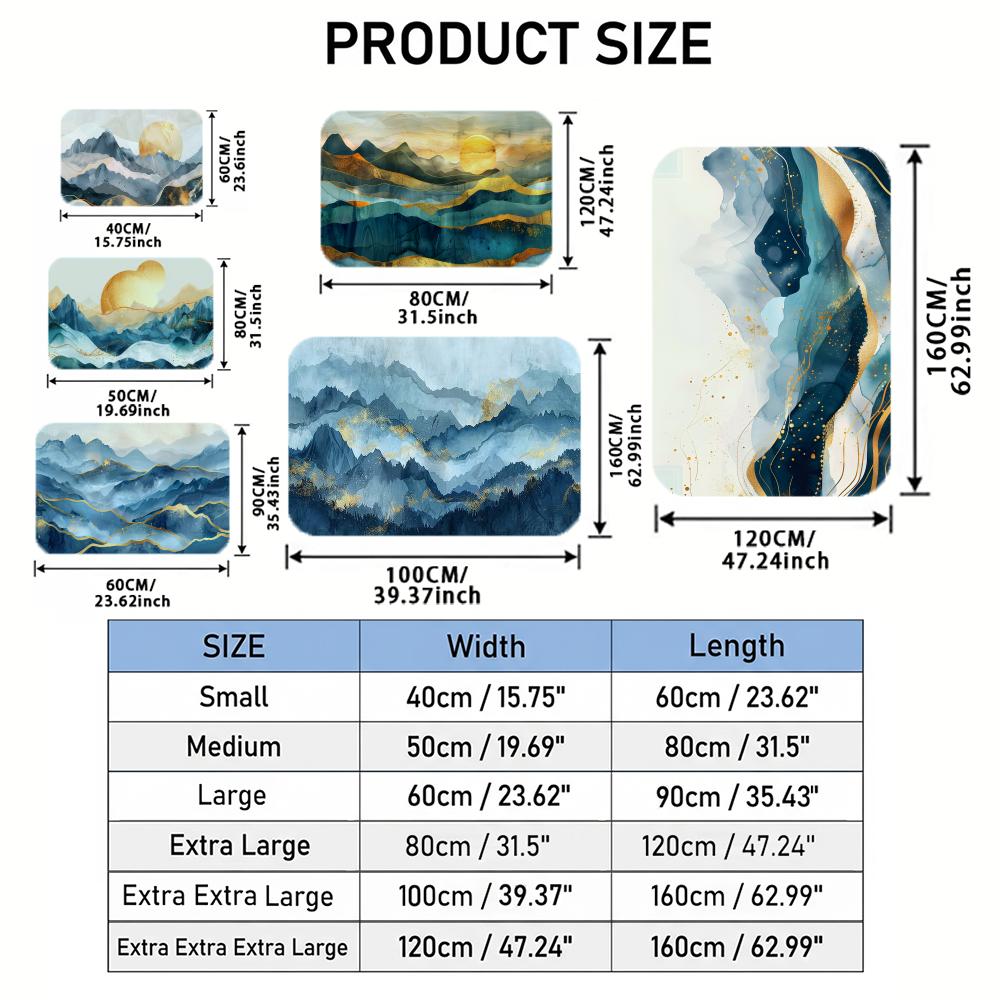 Mountain Land Floor Mat Flanne - Home Landing Textiles recensione e prezzo