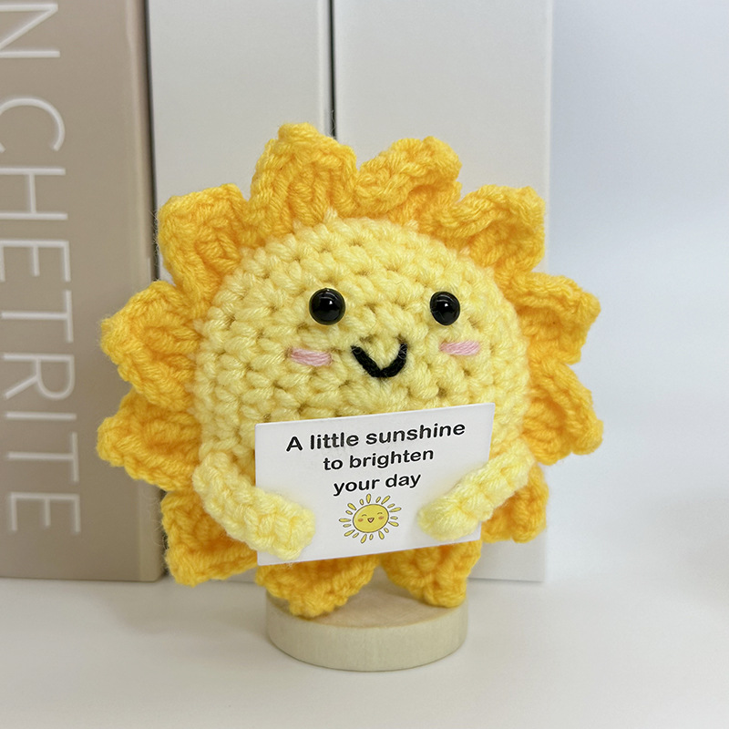Funny Positive Crochet Sunshin - Home And Textiles Today recensione e prezzo