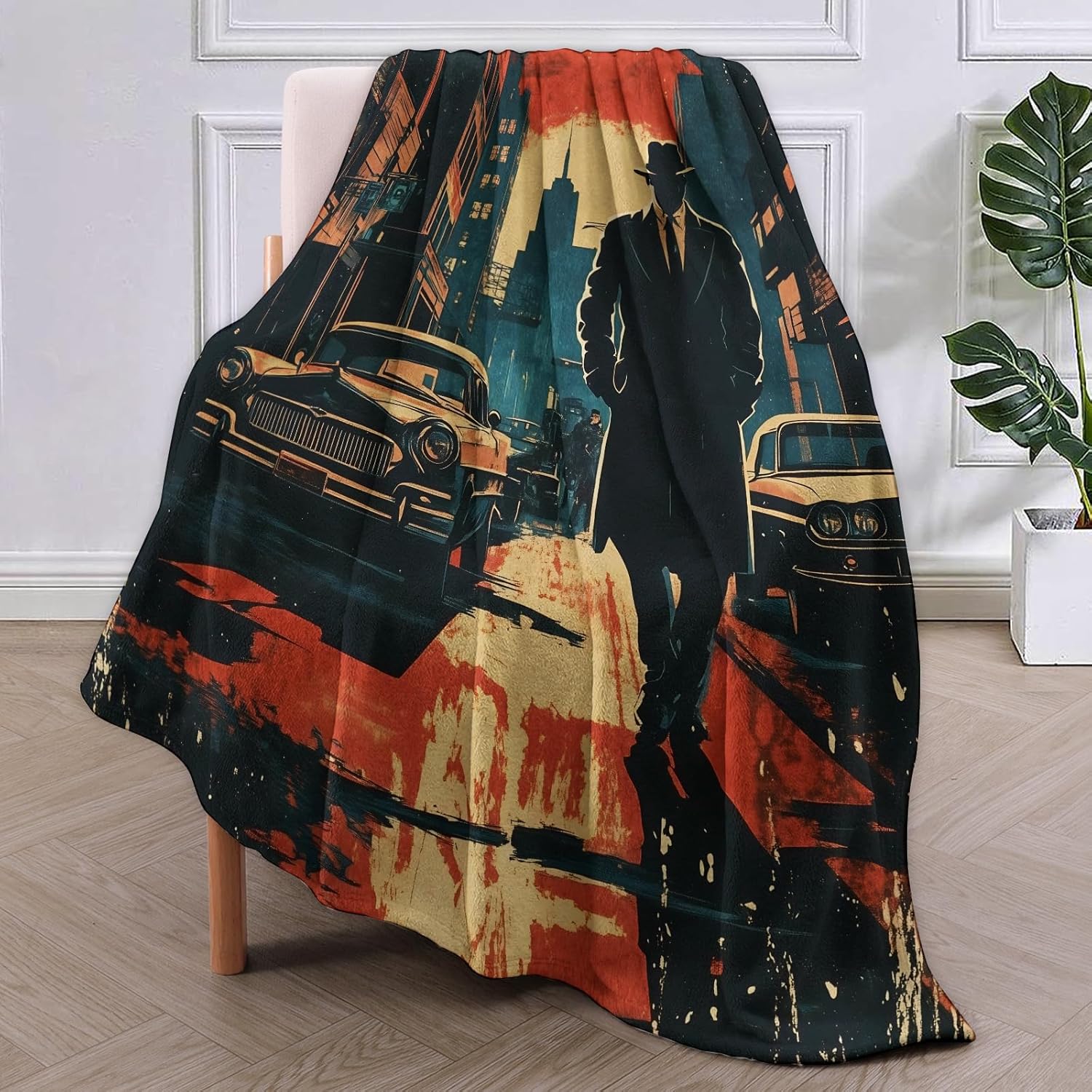Noir Detective Blanket Gifts f - Home Textiles & Decorations recensione e prezzo
