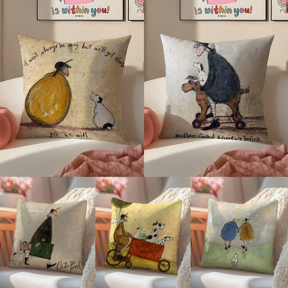 Painting S-Sam Toft Art Pillow - Home Art Textiles recensione e prezzo