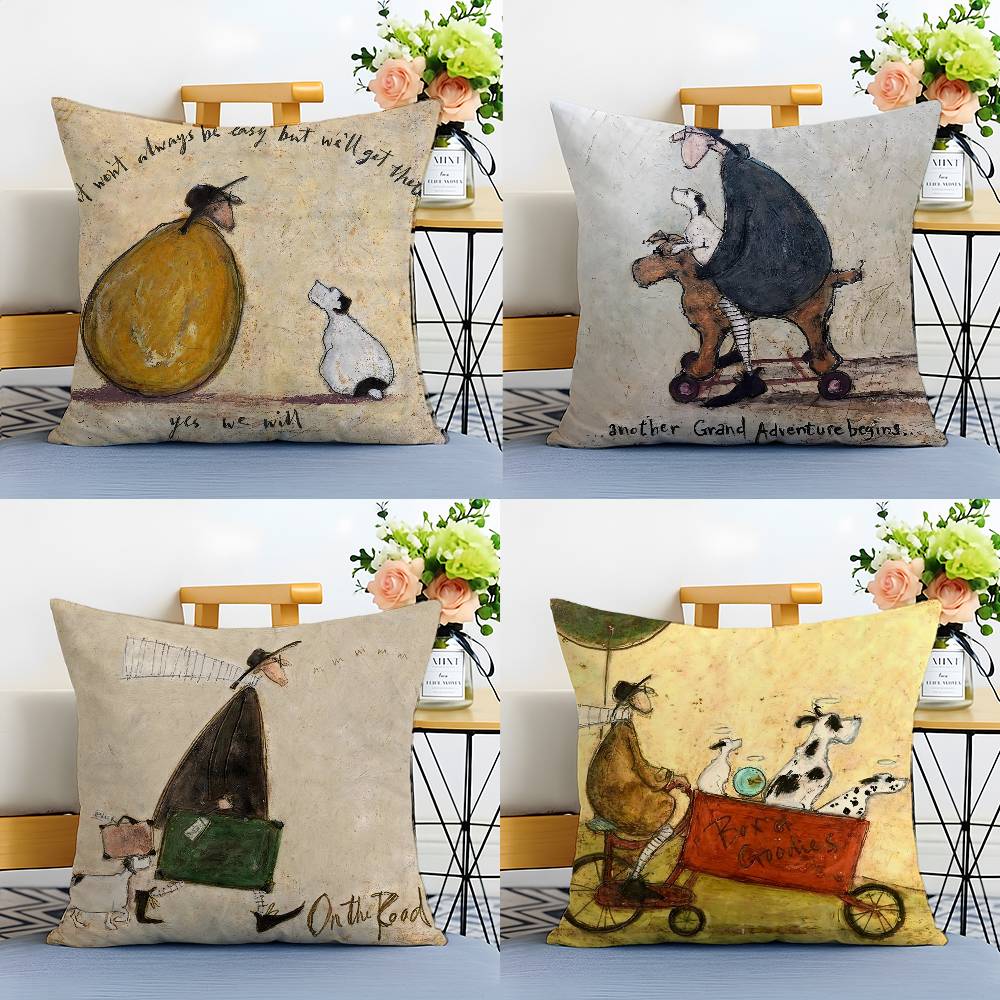 Painting S-Sam Toft Art Pillow - Home Art Textiles recensione e prezzo