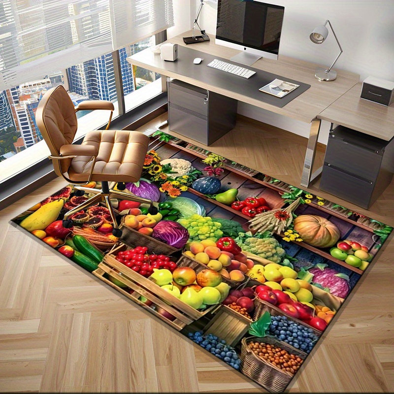 Vibrant Fruit Market Rug for K - Home Textiles Market recensione e prezzo