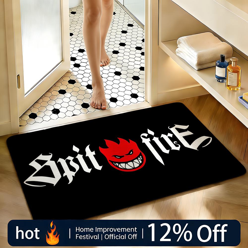 Soft Absorbent Non-Slip Rug Br - Home Textiles Logo recensione e prezzo