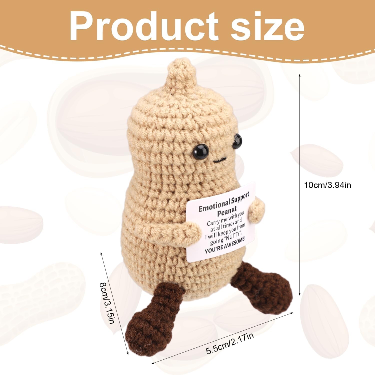 Funny Crochet Peanut Handmade  - Home And Textiles Today recensione e prezzo