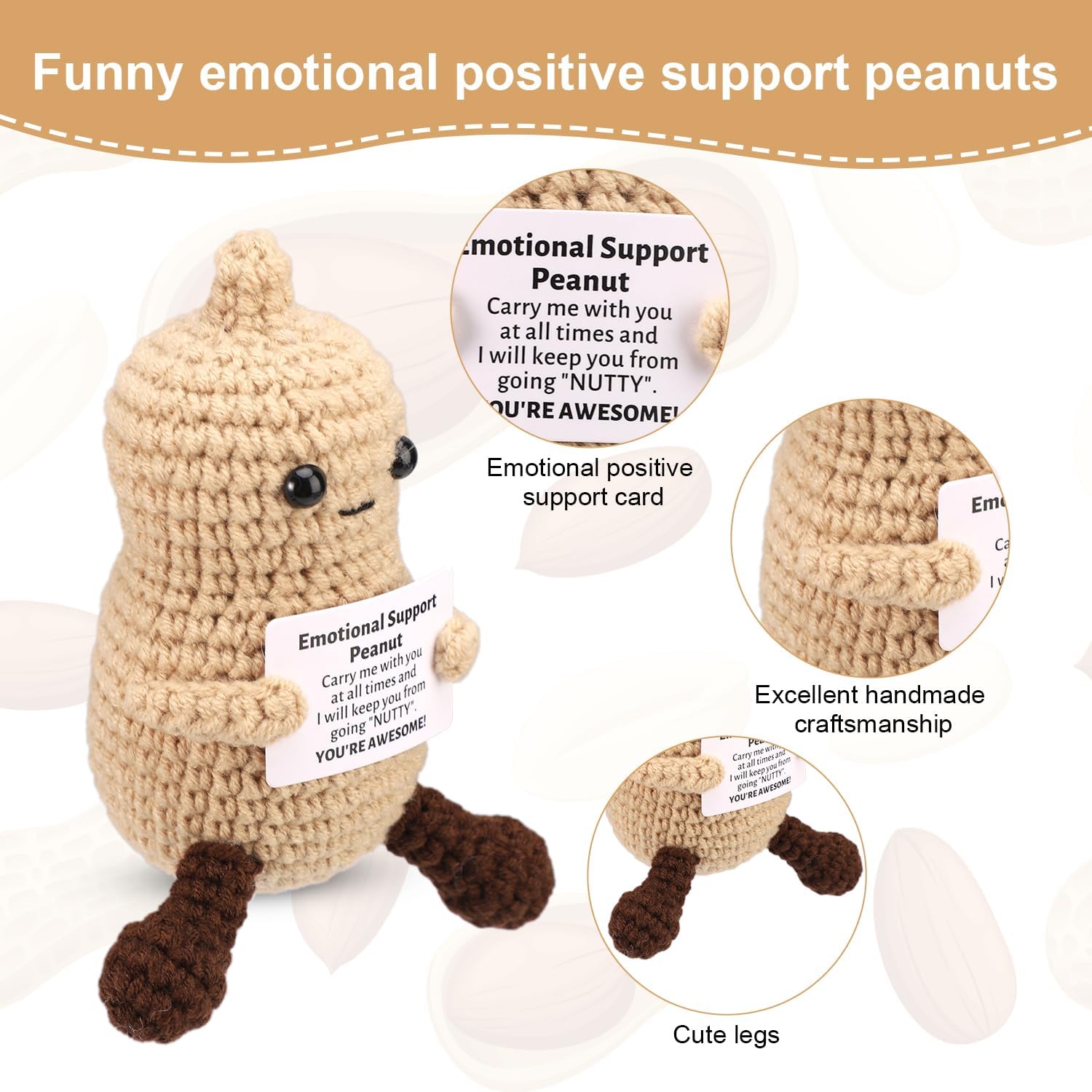 Funny Crochet Peanut Handmade  - Home And Textiles Today recensione e prezzo