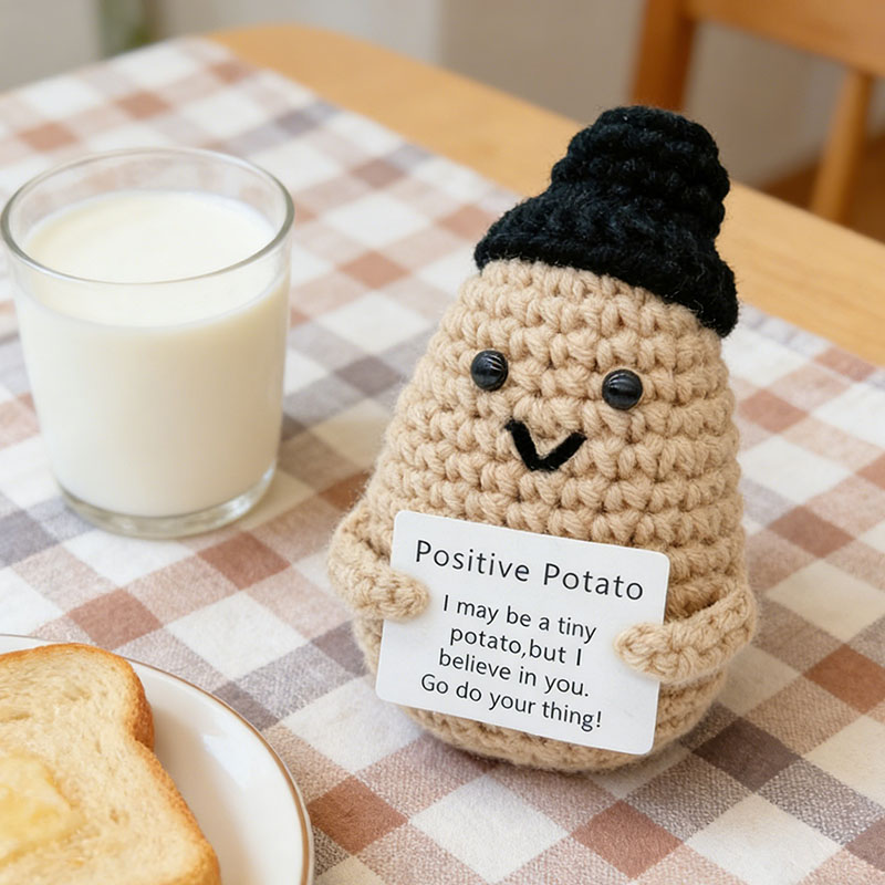 Cute Positive Potato Crochet D - Home And Textiles Today recensione e prezzo