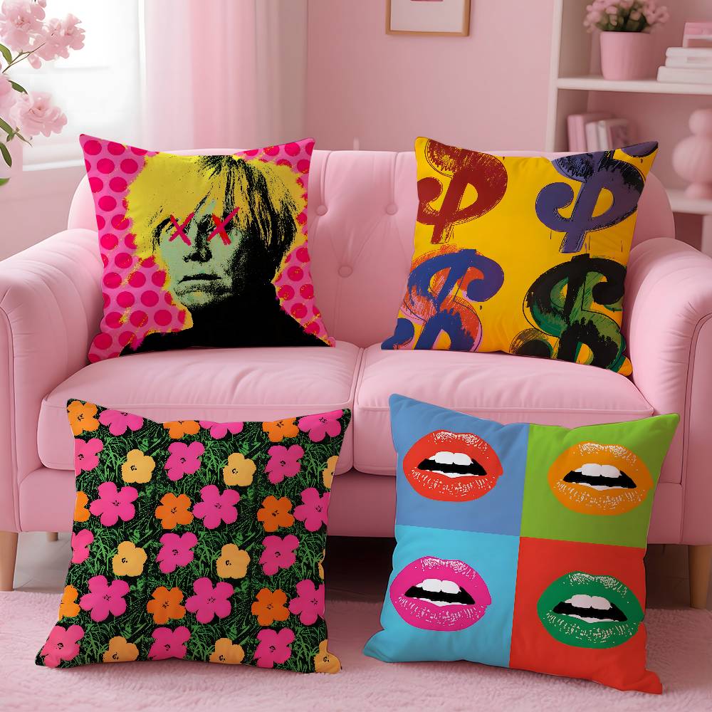 A-Andy W-Warhol Art Pillow Cas - Home Art Textiles recensione e prezzo